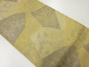 アンティーク　石畳模様織出し袋帯（材料）